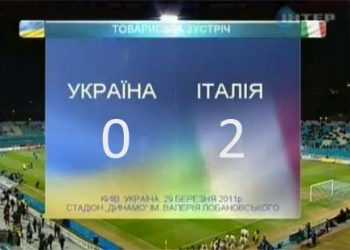 Україна - Італія - ??0:2
