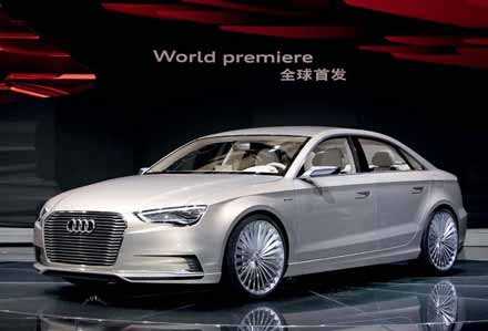 Audi привіз до Шанхаю високотехнологічний A3 e-tron