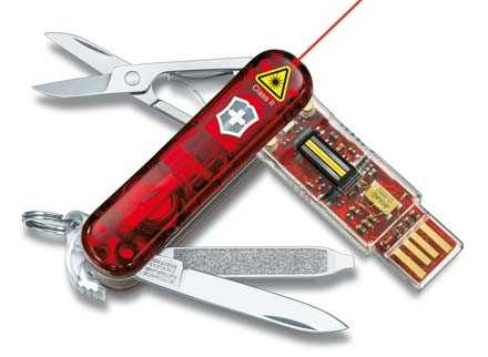 SwissFlash-Швейцарський ніж з флешкою