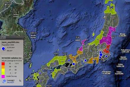 Біля узбережжя Фукусіма зафіксовано рекордно високий рівень радіації