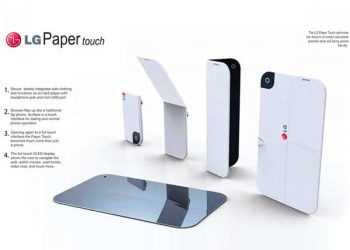 "Паперовий" телефон LG PaperTouch, який стає планшетом
