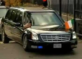 Лімузин Обами застряг у воротах посольства