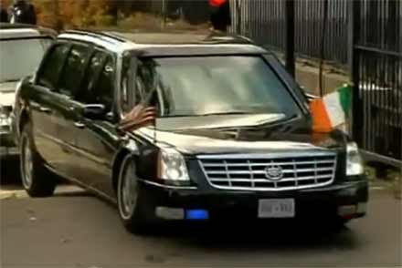 Лімузин Обами застряг у воротах посольства