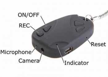 Брелок автосигналізації з прихованою камерою