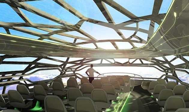 У 2050 році літаки стануть прозорими
