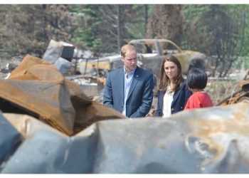 Герцог і герцогиня Кембриджські відвідали жертв лісових пожеж