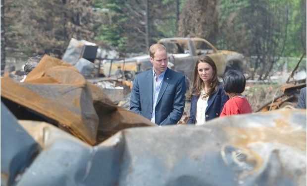 Герцог і герцогиня Кембриджські відвідали жертв лісових пожеж