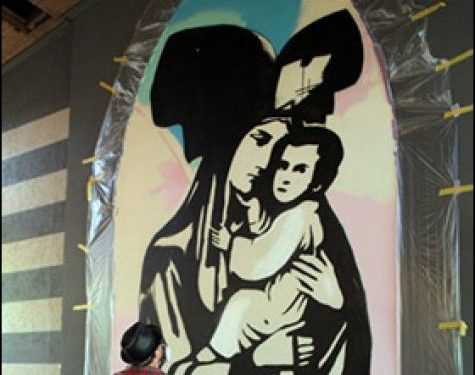 У Німеччині з'явилася церква, розписана в стилі графіті