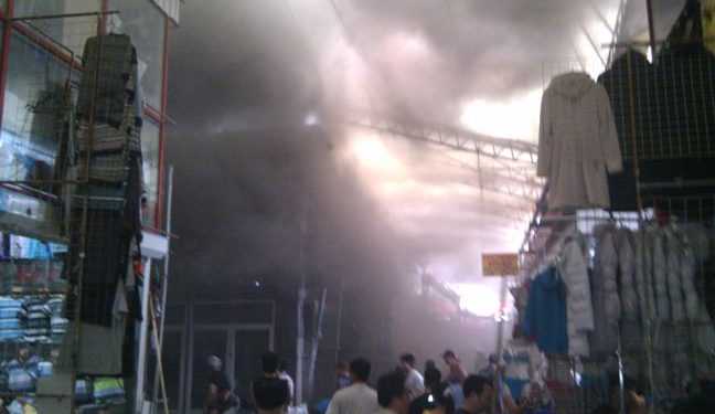 Найбільший ринок в Україні знову затягнуло димом