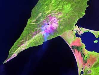 Горить Забайкальський національний парк - знімки з космосу