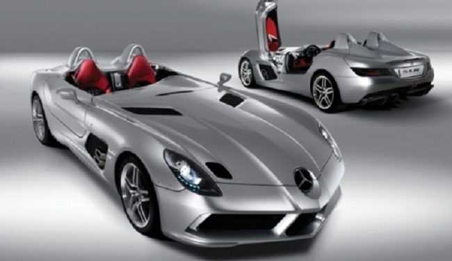 Суперкар Mercedes SLR McLaren Stirling Moss привезли до Києва