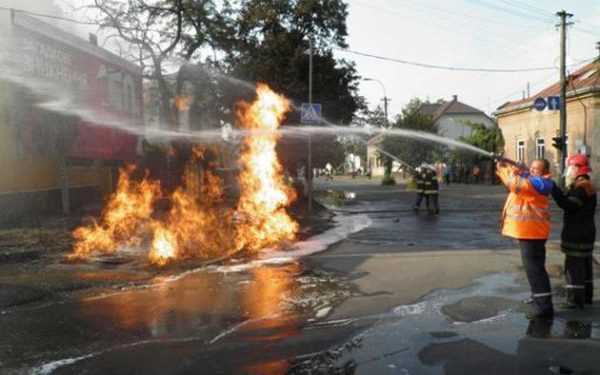 Вибух в Ужгороді