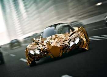 Представлена ??концепція автомобіля з ногами, що вміє нащетинюватися