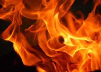 На Луганщині живцем згоріла людина