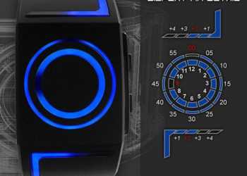 Наручний годинник без стрілок і циферблата від Tokyoflash