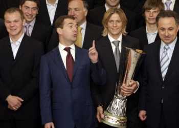 Матч «Шахтар - Зеніт» можливо відвідає Дмитро Медвєдєв