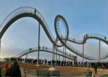 У Німеччині з'явилися американські гірки для пішоходів