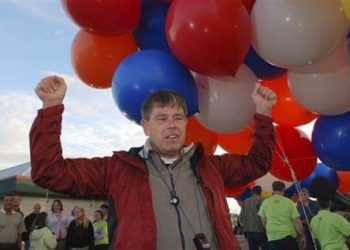 Американець пролетить над Багдадом на кріслі