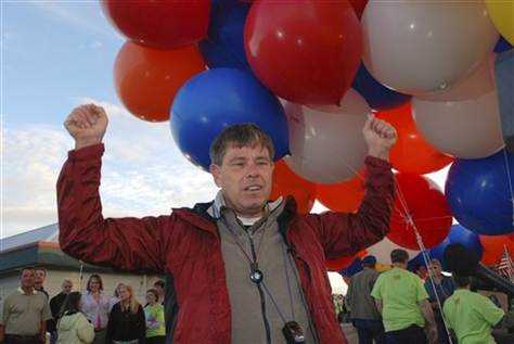 Американець пролетить над Багдадом на кріслі