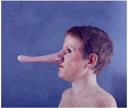 Для того, щоб збрехати потрібно більше часу