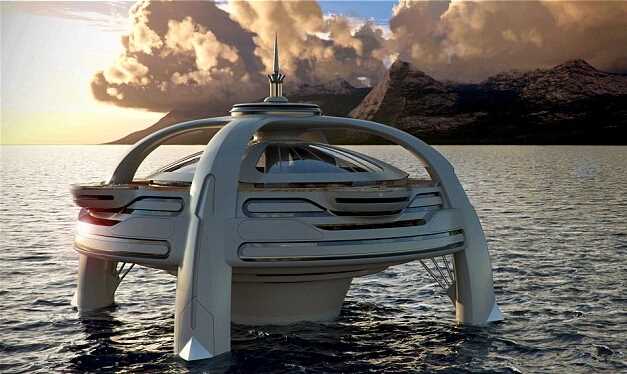 Британський дизайнер розробив будинок на воді