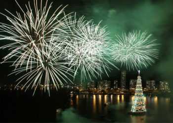 Плавуча ялинка запалила вогні в Ріо