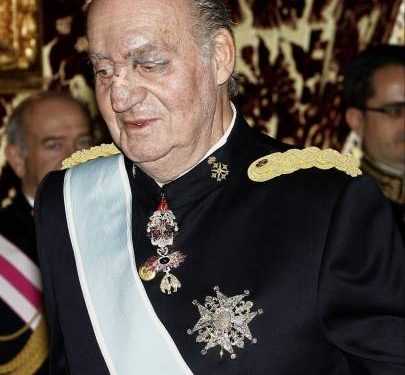 Король Іспанії Хуан Карлос з'явився на публіці з синцем і розбитим носом