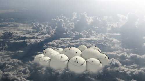 Passing Cloud - проект міста, літаючого в небесах