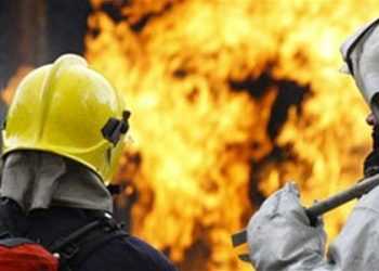 В Чернігові згорів склад зі ста тоннами туалетного паперу