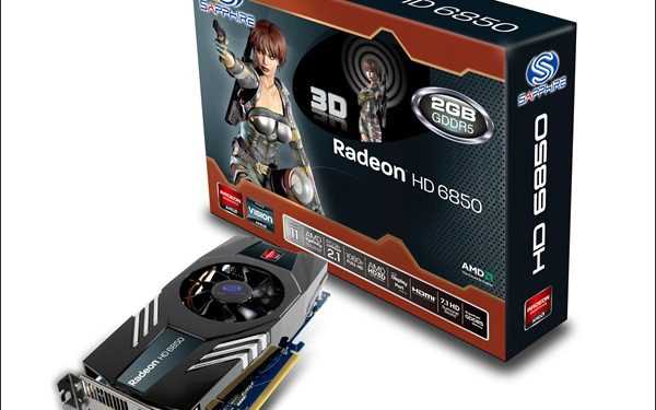 Sapphire розширила лінійку відеокарт Radeon HD 6850