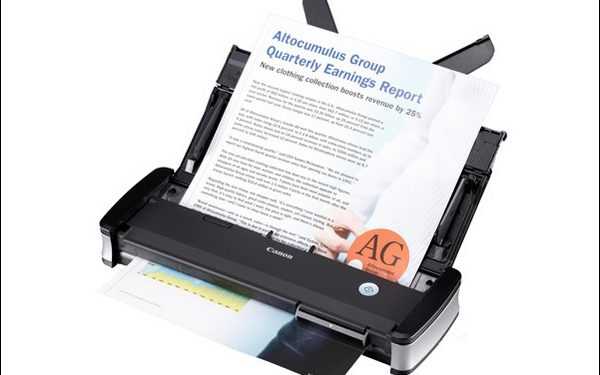 Canon випустила компактний сканер документів - imageFORMULA P-215