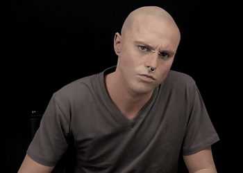 Zombie Boy показав своє обличчя у рекламі тонального крему