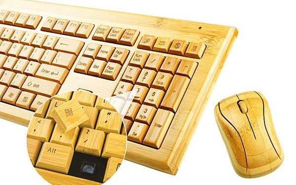 Brando представила бездротову клавіатуру і мишу з бамбука