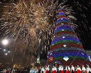 На Майдане Новый год встретят огненным шоу
