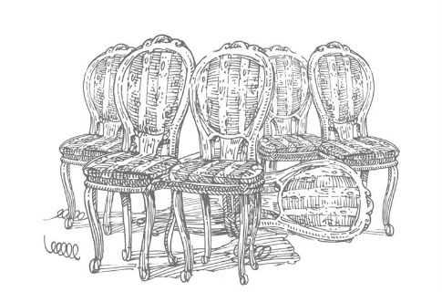 Готель, де живуть депутати, купує стільці по 7 тис. за штуку