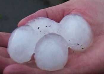 На Австралию обрушился град величиной с лимон