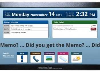 Планшет-помічник для літніх людей