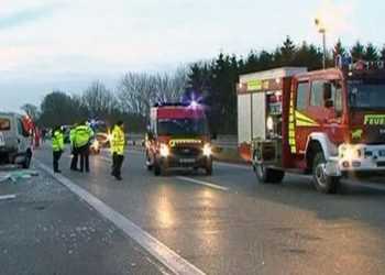 На німецькому шосе розсипалося 40 тис євро дріб'язком