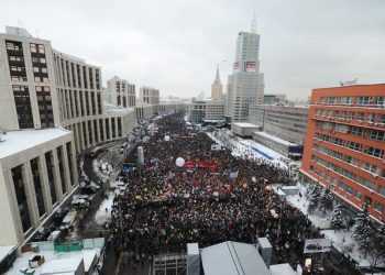 Московський мітинг – наймасовіший в новітній історії Росії
