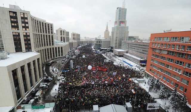 Московський мітинг – наймасовіший в новітній історії Росії