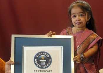 Книга рекордів Гіннеса назвала найменшу жінку світу зі зростом 63 см