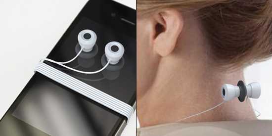 Концепт навушників з присосками The Octopus