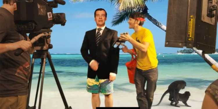 Пародія на новорічне привітання Медвєдєва