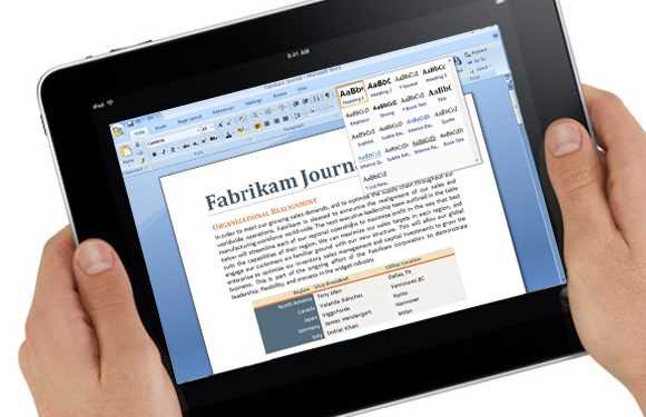 Microsoft Office вийде для iPad
