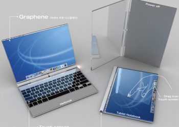 Концепт планшетного ноутбука Custombook Laptop