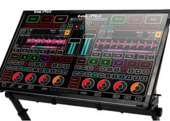 Прозорий діджейський пульт з мульти-тач