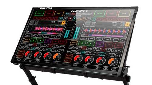 Прозорий діджейський пульт з мульти-тач