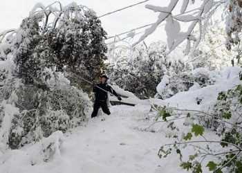 Сильна заметіль охопила центральну частину США