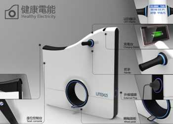 Велотренажер Healthy Electricity з бездротовою док-станцією