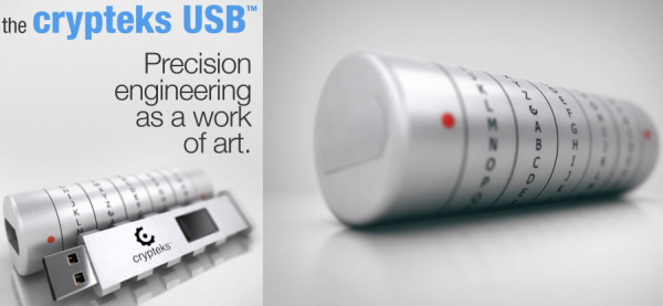 Захищена USB-флешка Crypteks USB